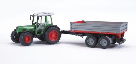 BRUDER 02104 (2104) Traktor FENDT 209S + přívěs sklápěčka