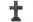 Polystyrenový náhrobek kříž 57x38cm HALLOWEEN