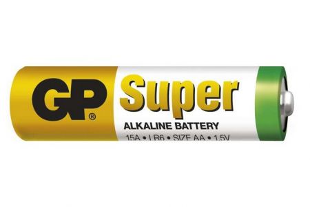 -Baterie AA tužková 1,5V 1 kus GP Super (GP LR6) Alkalická baterie