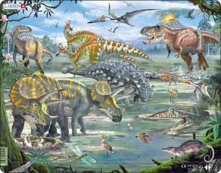 Puzzle Dinosauři 65 dílků