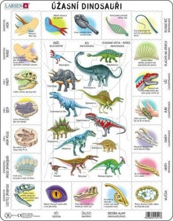 Puzzle Fascinující svět dinosaurů 35 dílků