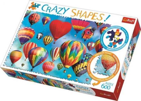 Puzzle Crazy Shapes Barevné balóny 600 dílků
