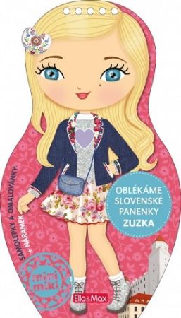 Oblékáme slovenské panenky ZUZKA – Omalovánky