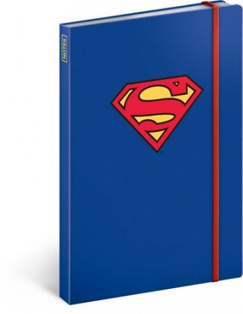 Notes Superman – Symbol, linkovaný, 13 × 21 cm
