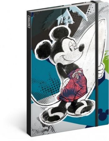 Notes Mickey, linkovaný, 13 × 21 cm