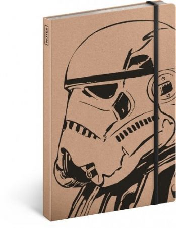 Notes Star Wars – Kraft Clone, linkovaný, 13 x 21 cm