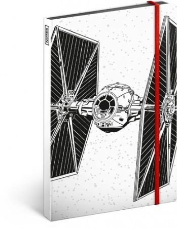 Notes Star Wars – Tie, linkovaný, 13 x 21 cm