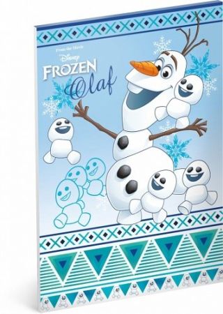Náčrtník Frozen – Ledové království Olaf, A4, 50 listů, nelinkovaný