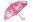 Deštník Jednorožec 66x80cm růžový vystřelovací