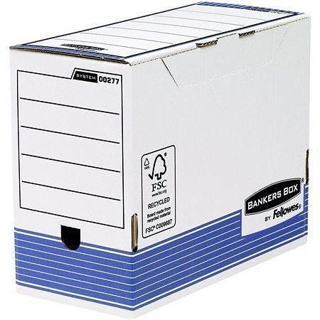 Archivační krabice &quot;BANKERS BOX® SYSTEM by FELLOWES®&quot;, modrá, 150 mm, FELLOWES
