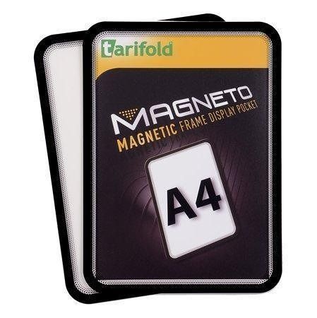 Prezentační kapsa &quot;Magneto&quot;, černá, magnetická, A4, TARIFOLD
