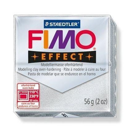 FIMO® effect 8020 metalická stříbrná
