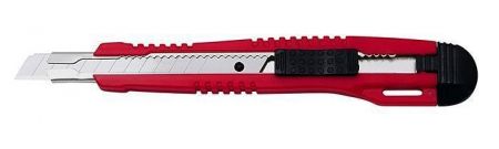 Odlamovací nůž &quot;Standard&quot;, červená, 9 mm, WEDO