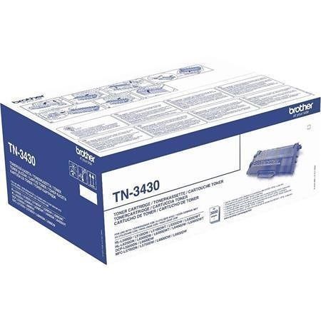 TN3430 Toner pro HL-L5000D,HL-L5100DN,HL-L5200DW,HL-L6300DW tiskárny, BROTHER Černá, 3 tis