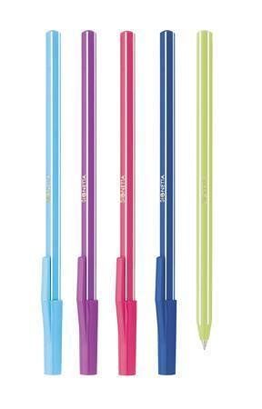 Kuličkové pero &quot;Signetta Mix&quot;, mix barev, 0,7mm, s uzávěrem, modrý inkoust, ICO