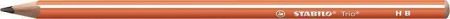 Grafitová tužka &quot;Trio Neon&quot;, oranžová, HB, trojhranná, STABILO