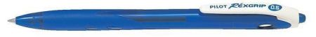 Kuličkové pero &quot;Rexgrip&quot;, modré tělo, 0,21mm, modrá, PILOT