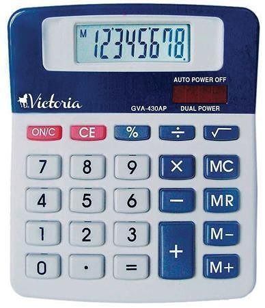 Kalkulačka, stolní, 8místný displej, VICTORIA &quot;GVA-430AP&quot;