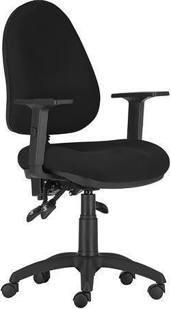 Kancelářská židle &quot;Pantergos LX&quot;, textilní, černá, černá základna