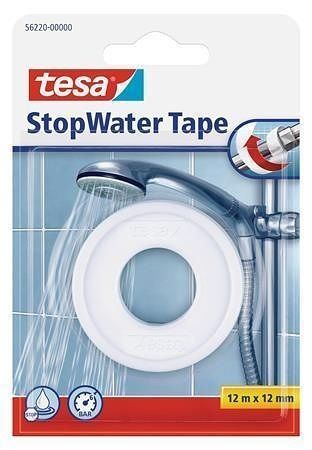 Instalatérská páska &quot;StopWater Tape 56220&quot;, bílá, 12 mm x 12 m, TESA