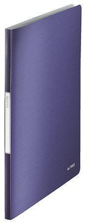 Katalogová kniha &quot;Style&quot;, titanově modrá, 40 kapes, A4, LEITZ
