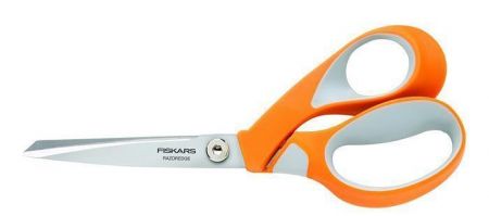 Nůžky krejčovské, 21 cm, FISKARS &quot;RazorEdge Softgrip&quot;, oranžové