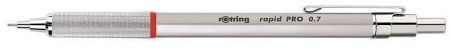Mechanická tužka &quot;Rapid Pro&quot;, stříbrná, 0,7 mm, ROTRING