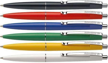 Kuličkové pero &quot;Office&quot;, mix barev, 0,5mm, stiskací mechanismus, SCHNEIDER
