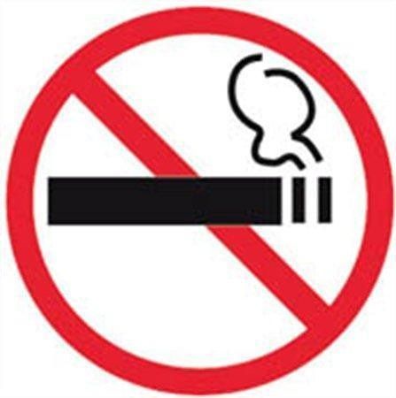 Samolepící etiketa, &quot;Zákaz kouření&quot;, APLI