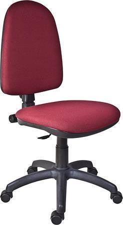 Kancelářská židle &quot;Megane&quot;, bordó, textilní čalounění, černý podstavec
