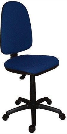 Kancelářská židle, textilní, černá základna, &quot;Golf&quot;, modrá