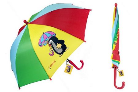 Vystřelovací barevný deštník Krtek 2 obrázky