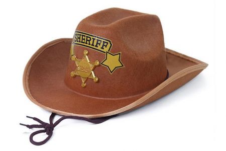 Klobouk kovbojský šerif dětský