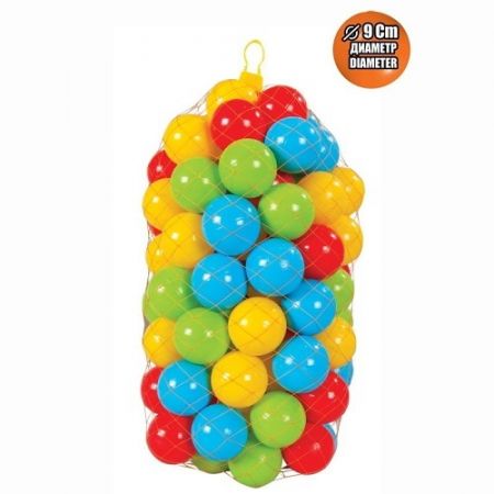 Plastové míčky 9 cm - 50 ks (plastové míčky do bazénu, dětských hřišť)
