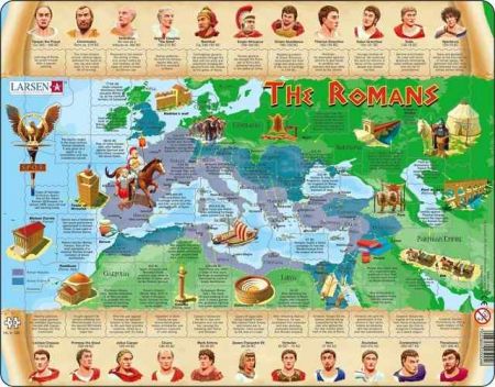 Puzzle Římská říše - anglicky 114 dílků
