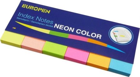 Notes Y neon 50 x 20 6 barev