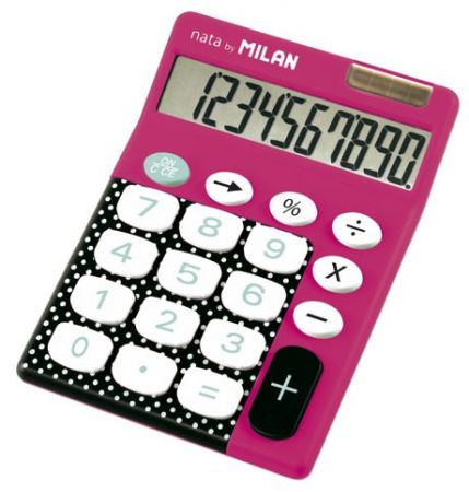 Kalkulačka Milan 150610 DBRBL 10míst - vínová