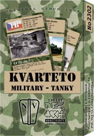 Karty Kvarteto H military tanky