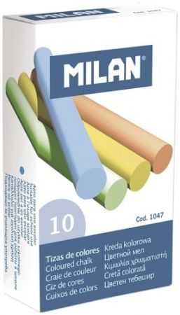 Křídy  Milan barevné 10 kusů