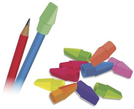 Pryž - násadka Colorino na tužku - mix barev 240ks