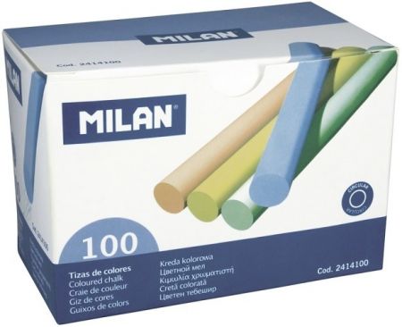 Křídy  Milan barevné 100 kusů
