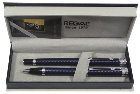 Kuličkové pero + roller Ritz - modrá