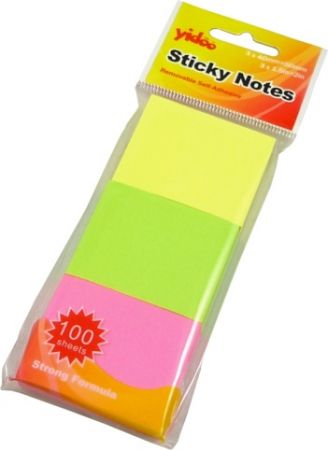 Notes Y 50 x 40 3x - mix neon.barev