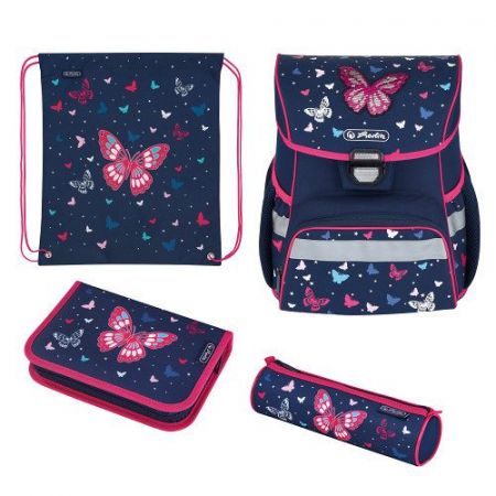 Školní taška Loop Motýl - Školní set (školní aktovka / batoh)