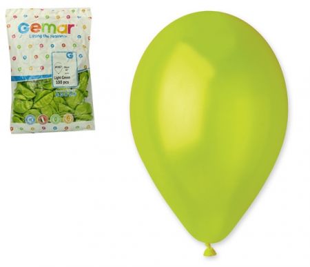 Balónek nafukovací METAL zelený