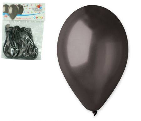 Balónky METAL 10ks černé