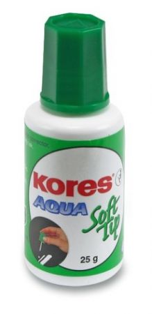 Opravný lak Kores Aqua Soft houbička, 25g