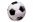 Fóliový party balónek kulatý Fotbal - nafouknutý