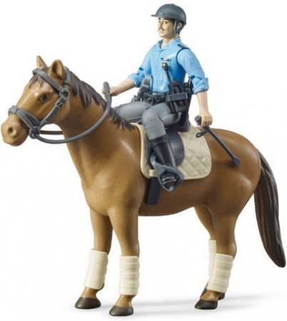 BRUDER 62507 (62507) Figurka - policista, kůň