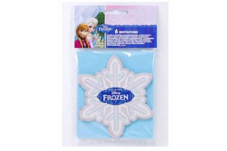 Pozvánka s obálkou Frozen 6ks